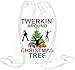 Produktbild Twerkin Around Christmas Tree Slogan Drawstring bag