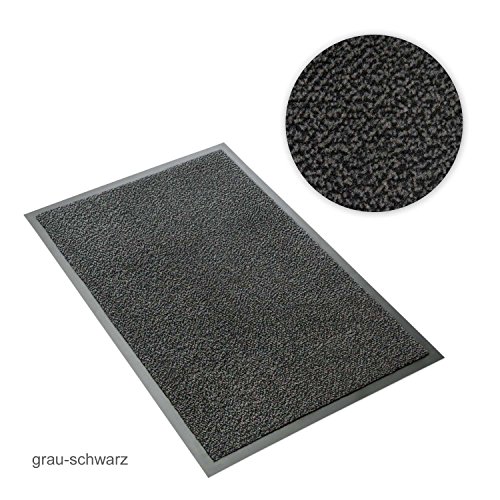 Kettelservice-Metzker® Schmutzfangmatte | Sauberlaufmatte | versch.Farben & Größen | incl.Fleckentferner | Anthrazit 120 x 180 cm - 2