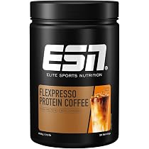 ESN Flexpresso Protein Coffee, Caramel, 908 g, cremiger Protein ...