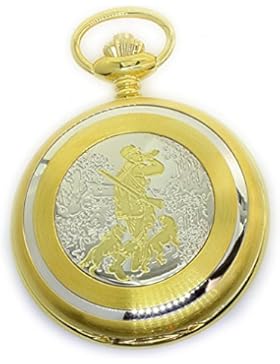 Gardé RUHLA Taschenuhr mit Jägermotiv Quarzwerk inkl. Kette und Gravur 8667-2