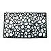 Produktbild Entryways Criss Cross Fußmatte aus Kokosfaser, Kokosfaser, recyceltes Gummi und Naturlatex, Stiefelkratzer Schlaufe 18"X30" schwarz