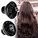 Demiawaking Universal Blower Hairdressing Styling Salon Curly Hair Dryer Diffuser Cover Acessories Black