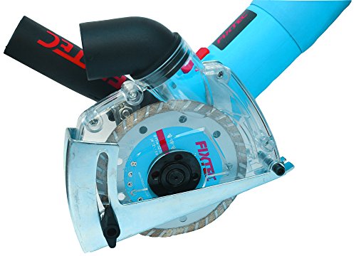 Herzo Expert 115mm / 125mm Winkelschleifer Absaughaube mit Führungsschlit und Trennscheiben. - 3