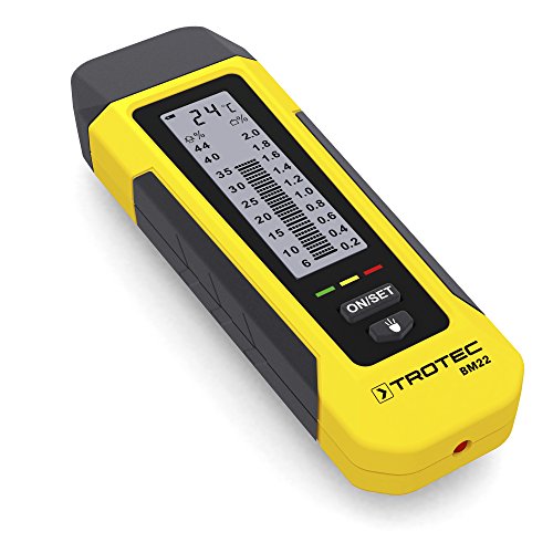 TROTEC BM22 Feuchteindikator Feuchtemessgerät Holzfeuchtemessgerät Materialfeuchtemessgerät Prüfer für Feuchtemessung wie Holz Brennholz Gips, Putz oder Estrich - 6