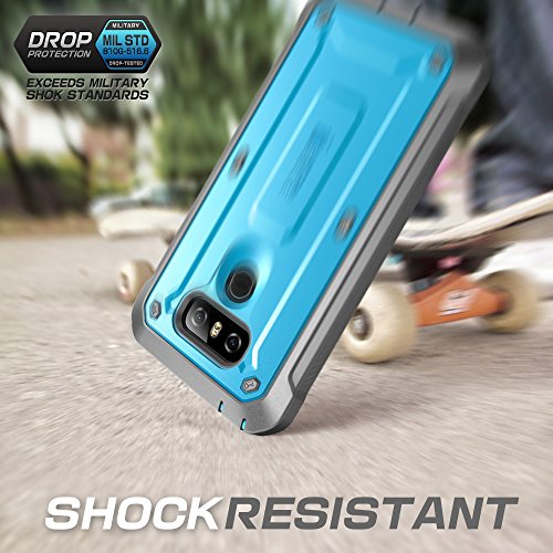 Supcase Funda LG G6  LG G6 Plus  de la Serie Unicorn Beetle Pro  Funda Robusta con Protector de Pantalla Integrado  Azul 