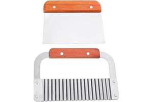 MagiDeal 2 cortadores de jabón de acero inoxidable hechos a mano, herramienta para jabón, patatas, pan, verduras, velas.