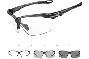 KAPVOE Gafas Fotocromaticas Ciclismo Hombre Transparentes Gafas MTB Mujer Gafas Bicicleta Montaña Gafas Bici Gafas Sol Ciclismo Gafas BTT TR90 Gafas Deportivas Lentes MTB Gafas Running