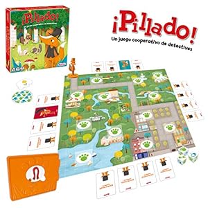 Ludilo – Pillado | Juegos De Mesa Niños 5 Años O Más | Juegos Educativos Niños 5 Años con Tablero | Juego De Mesa Cooperativo De 2 A 4 Jugadores
