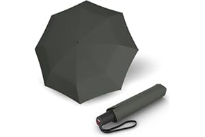 Knirps Regenschirm I.200 Medium Duomatic mit Schirmtasche I kleiner Taschenschirm mit Drucktaste I Regenschirm automatisch & kompakt I Taschenregenschirm leicht & sturmfest