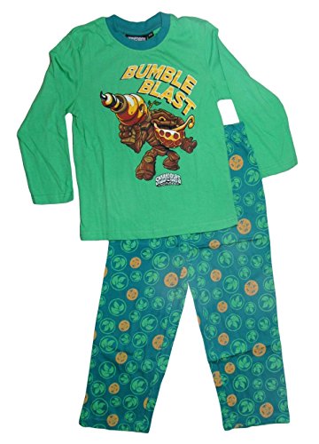 Preisvergleich Produktbild Skylanders Schlafanzug 2014 Kollektion Lang 110 116 122 128 134 140 146 152 Jungen Pyjama Neu Swap Force Playstation 3 4 Nintendo WII U Xbox One 360 Bumble Blast (110 - 116)