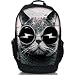 Produktbild Luxburg® Rucksack für Notebook (43,2 cm/17), verschiedene Motive erhältlich. Motiv: Rave Chat (Katze)