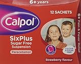 Calpol Six Plus Sugar Free Sachet, 5 ml, 12-Count