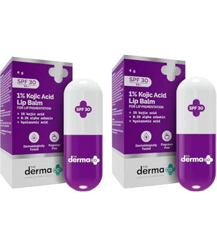 The Derma Co 1% Vitamin C Brightening Lip Balm with SPF 50 PA +++ I With  Niacinamide & Hyaluronic Acid Reduce Lip Pigmentation Protects From Sun  Damage For Dark, Pigmented, Dry Lips