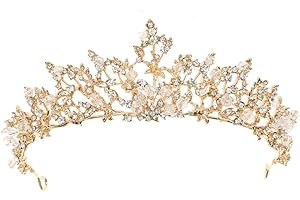 ZOOMA Tiara di cristallo per sposa, principessa, diadema nuziale, per matrimoni, balli di fine anno, feste di compleanno