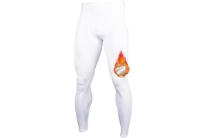 Towintec Mallas Termicas Hombre Pantalon Interior Termico Mallas de compresión con Forro Polar Invierno Calzoncillos Leggins Hombre Termicos Deportes Pantalones de Capa Base Ropa Senderismo Esquí