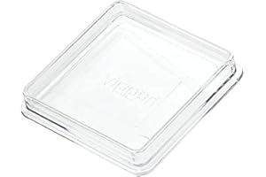 haggiy Podkładka fortepianowa - podkładka pod meble, Premium (bardzo stabilna) - przezroczysta, 60 x 60 mm (4 szt.)