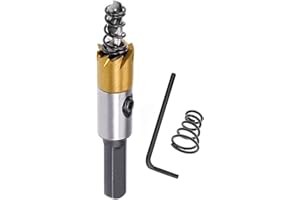 SagaSave 12 MM Fresa per fori in carburo ad alta velocità, per impieghi gravosi in acciaio inossidabile, metallo