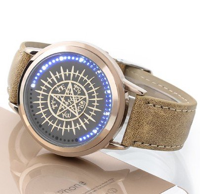 Preisvergleich Produktbild NEW Black Butler LED-Touchscreen Elektronische Uhr Wasserdicht cosplay