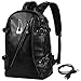 Produktbild Vbiger Laptoprucksack Schulrucksack Rucksack Herren Rucksack Uni PU Leder Rucksack Laptop Rucksack Backpack Daypack mit USB Kabel und Ladeanschluss