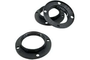 CHRISTOPH PALME LEUCHTEN 3x E14 Schraubring Schwarz Ø 27mm Innenloch für Lampen-Fassung Ring für Lampen-Schirm oder Glas-Elemente