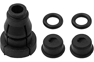 HOMEFURNISHMALL Lot de 5 joints de tuyau d'embrayage pour maître-cylindre d'esclave, kit de réparation de joint avec joint d'étanchéité et joint torique 1K0798741 pour Ford