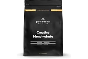 THE PROTEIN WORKS Protein Works - Creatine Monohydrate Powder | 100% Pure & Premium Creatine Supplement | Ultra Fast Absorption | 166 Servings | Unflavoured | 1kg