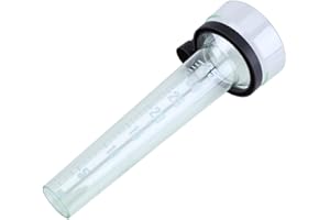 Raguso Regenmesser-Messung, Kunststoff-Regenmesser-Rohr Genaue Messung Professioneller Outdoor-Regenmesser für Garten Outdoor Yard 35mm Kapazität