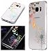 Produktbild Samsung Galaxy S6 Hülle Löwenzahn Pusteblume Schmetterlinge Blumen, E-Mandala Laser Bunt Ultra Dünn Slim Motiv Durchsichtig Klar Weiche TPU Silikon Bumper Schutzhülle Handy Tasche Schale Etui Handyhülle für Samsung Galaxy S6 Case Cover Transparent mit Muster Design Stoßfest Kratzfeste