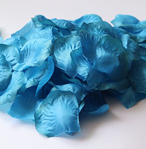 1000 Dark Turquoise Artificial Silk Rose Flower Petals Wedding Favour Table Scaters Confetti Bridal Shower Party Centerpiece Decoration Buy Online In Bahamas At Bahamas Desertcart Com Productid 60887990