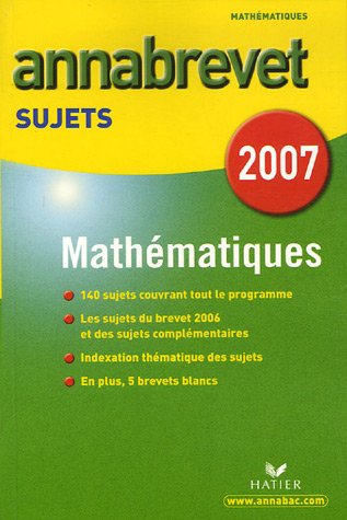 couverture de : Annabrevet : Mathématiques