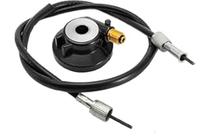 JIULAN Cable de Compteur Scooter ，Yctze Pignon dentraînement de Scooter pignon dentraînement de compteur de vitesse 12mm avec câble Remplacement pour GY6 50cc 150cc pièces de Scooter