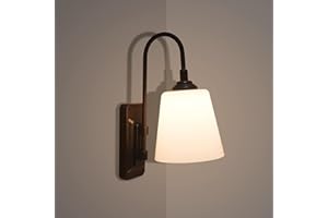 Coopers of Stortford Battery-Operated Rotatable Cordless Wall Light with Remote | No Wires Or Socket Needed