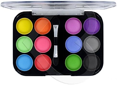 SAFFRON ELECTRIC EYES PALETTE EYE SHADOW PALLETTE WITH MIRROR