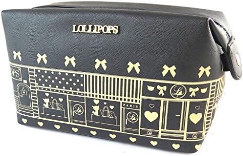 Make-up case 'Lollipops'black - 20x13x9 cm (7.87''x5.12''x3.54'').