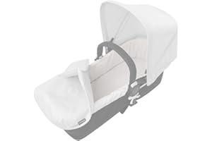 Tititnins® - Funda Capazo para Bugaboo Donkey 5 - Donkey 3 - Donkey 2 Pique Blanco.Blanco - Acolchado Transpirable- (100% Algodón)
