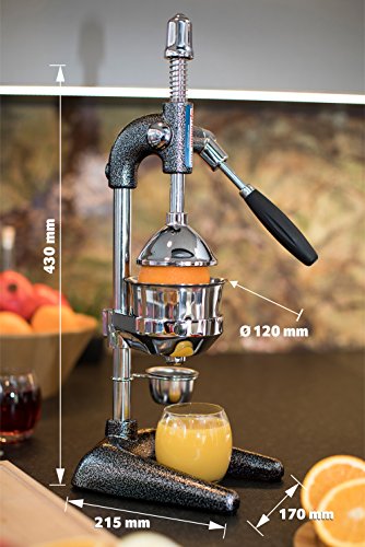 OPTIMUM XL PROFI SAFTPRESSE, ENTSAFTER HEBEL ZITRUSPRESSE ORANGEN,GRANATAPFEL - 8