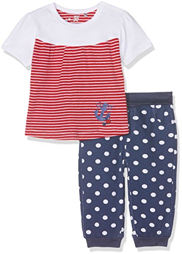 natubini Baby-Mädchen Bekleidungsset Set aus Hose und T-Shirt Bio-Baumwolle