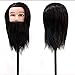 14Inch 80% Real Hair Beard Hairdressing Training Man Head Mannequin with Clamp #2