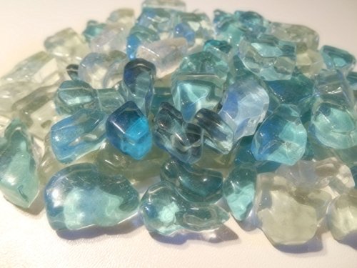 Mosaiksteine Bruchmosaik 1000g Türkis Mix Crashglas 8mm