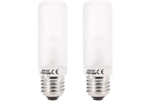 ANDOER Docooler Lot de 2 Ampoules JDD E27 150 W pour Studio Photography Flash Modeling Light Tube Lamp Bulb 220 V-240 V 230 V
