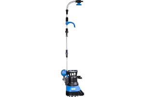 Güde Dränkbar regntunna GFP 5201 dränkbar pump (350 W, 5 200 l/h, utloppshöjd/nedsänkningsdjup max. 11 m/7 m, Noryll-hjul, 10