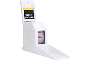 HILILAND Wysokościomierz 200cm Wysokościomierz pomiarowy Ruler Wysokościomierz do użytku domowego Montowany na ścianie zwijany miernik taśmowy