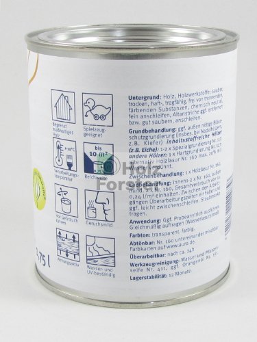 AURO Holzlasur Aqua Nr. 160-26 Orange, 0,75 Liter - 2