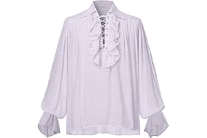 GRACEART Hombres Pirata Camisa Disfraz