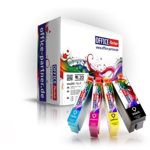 20er multiPack kompatible Druckerpatronen zu Epson T1305 mit Chip für Epson Stylus Office B42WD / BX320FW / BX525WD / BX535WD / BX535WD / BX630FW / BX635FWD / BX925FWD / BX935FWD / SX525WD / SX535WD / SX620FW & WorkForce WF-3010DW / WF-3520DWF / WF-3530DTWF / WF-3540DTWF / Pro WF-7015 / WF-7515 / WF-7525