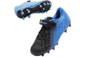 Hanani Fußballschuhe Kinder FG/AG Fussballschuhe Footballschuhe Jungen Mädchen Kids Kunstrasen Trainingsschuhe Soccer Schuhe Sportschueh Teens draußen Hallenfußball Indoor Outdoor Unisex