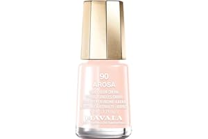 Mavala - Vernis à Ongles Mini Color - Application Précise et Aisée - Longue Tenue - Séchage Rapide - Brillance Durable - Formule Végane - Crème - 90 Arosa