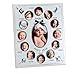 FIRST YEAR BABY PHOTO FRAME SILVER PLATED 12 MONTHS CHRISTENING GIFT SET NEWBORN