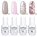 Perfect Summer 4 Colors Gel Nail Polish Soak Off Varnish UV LED Manicure Nail Starter Kits 8ML Each one #002
