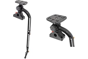 byhsports Kayak/SUP Fischfinder für Kajak, Fischfinder-Halterung with Gear-Head, Universal Marine Electronic Halterung for Boat, Canoe